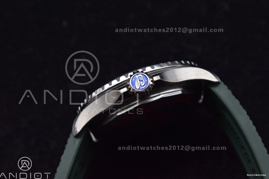 BLSF Rubber Strap 1164 Green SuperOcean Automatic Edition Orange A Dial 42 on 1:1 SS Best FashionForward 0131